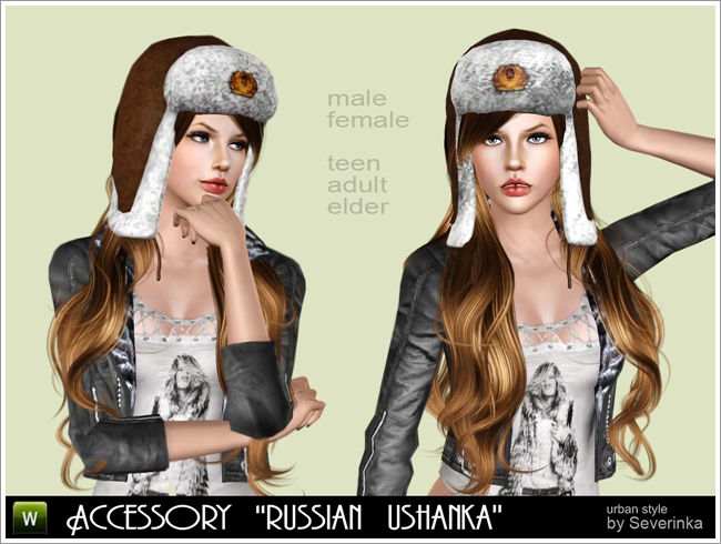Accessory Russian ushanka - The Sims 3 Catalog