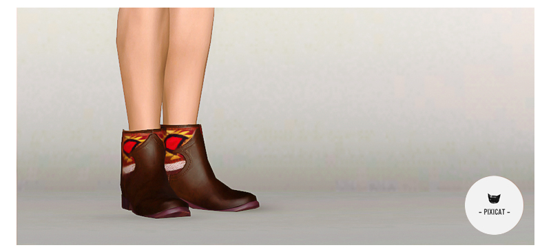 Caballero Ankle Boot - The Sims 3 Catalog