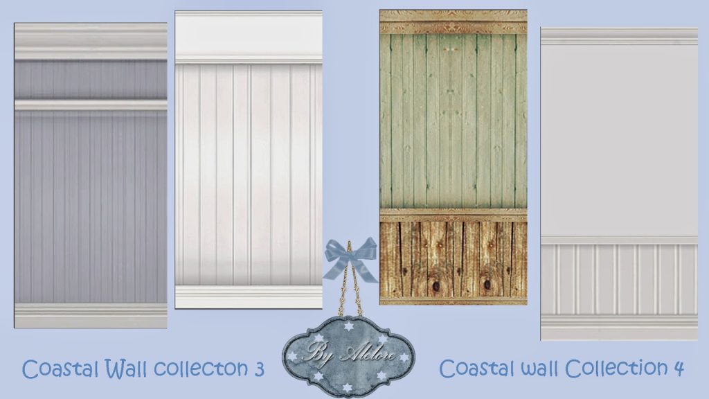 COASTAL WALL COLLECTION PT.2 - The Sims 3 Catalog