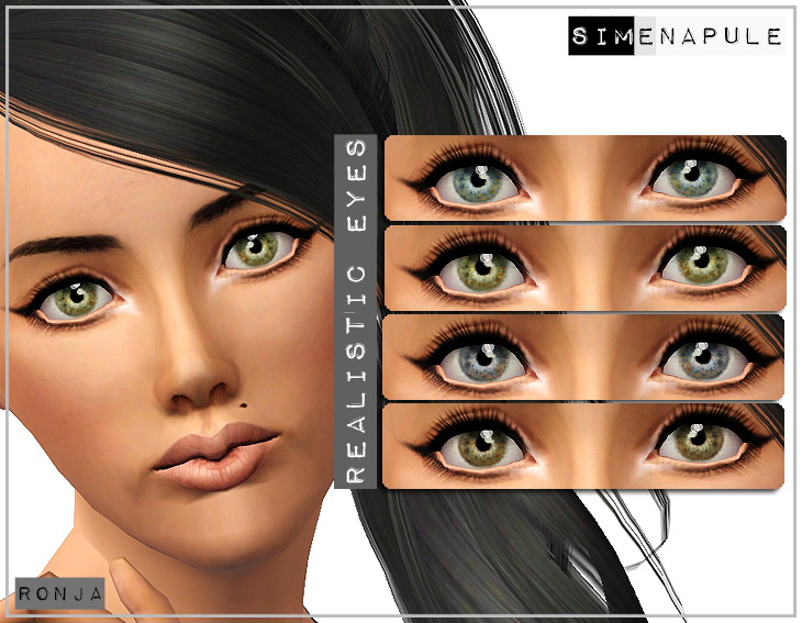 Contact Lenses And 2 Male Models The Sims 3 Catalog