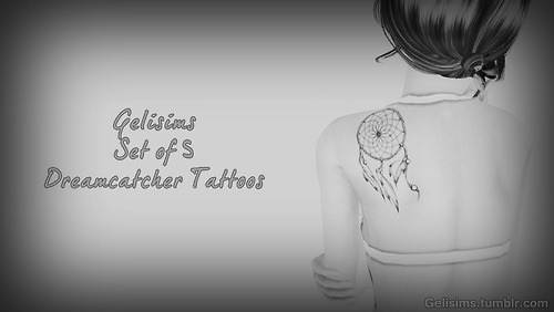 dreamcatcher tattoos neck