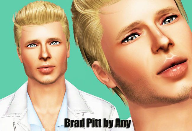 Hollywood Stars Brad Pitt The Sims 3 Catalog