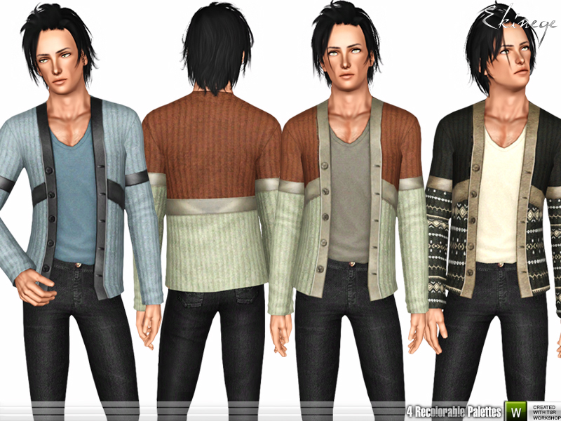 Knitted Cardigan - The Sims 3 Catalog