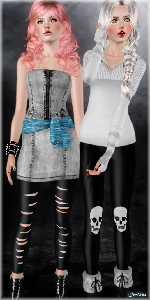Leggins pants and accassories - The Sims 3 Catalog