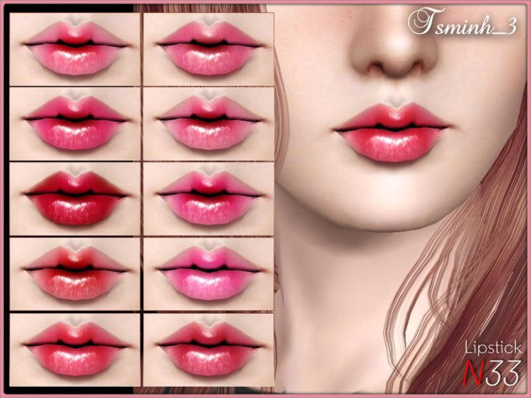 Lipstick N33 The Sims 3 Catalog