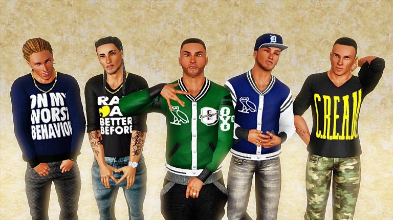 Male clothing - The Sims 3 Catalog