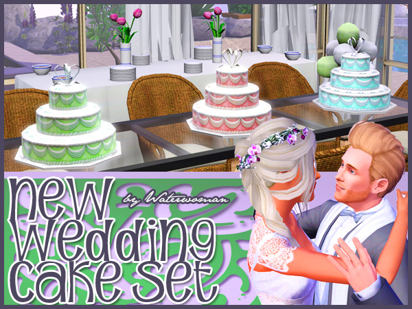 New Wedding Cake Set The Sims 3 Catalog