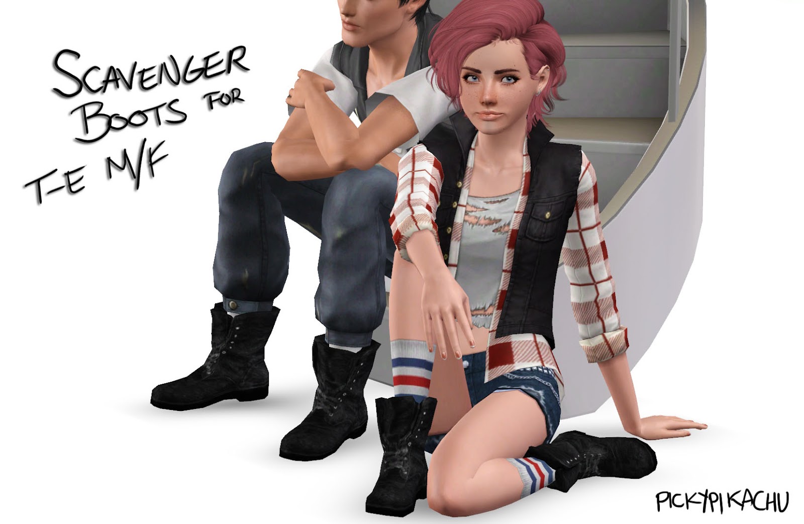 Scavenger Boots - The Sims 3 Catalog