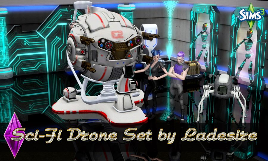 Sci-Fi Drone - The Sims 3 Catalog