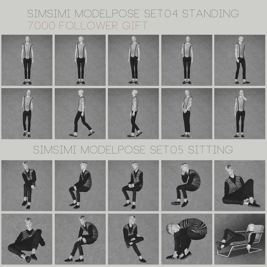 Model poses 06 - The Sims 4 Catalog