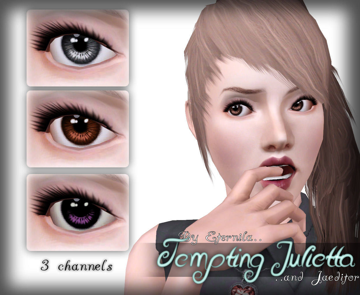 Tempting Julietta Contacts For Everybody The Sims 3 Catalog