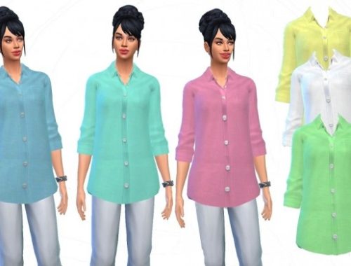 Long Blouse at Birksches Sims Blog