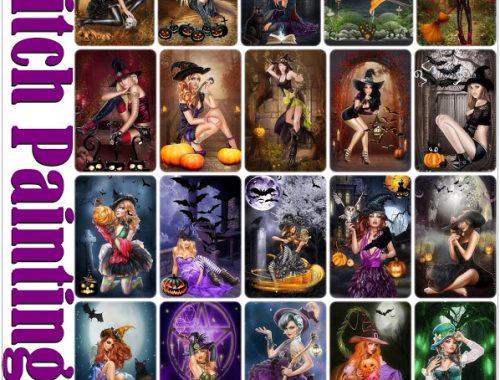 Witch Paintings at Annett’s Sims 4 Welt