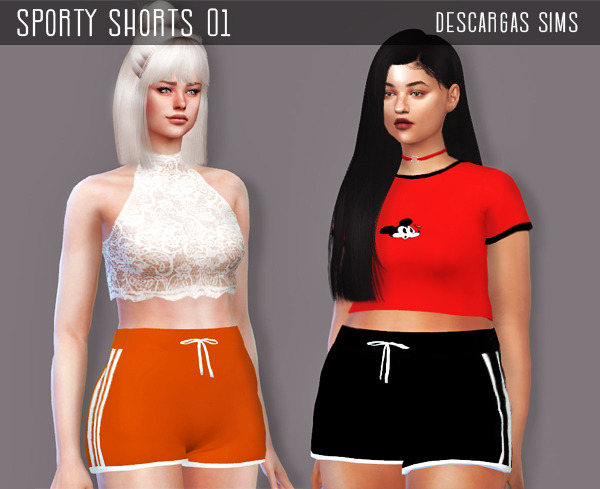 Sporty Shorts 01 at Descargas Sims - The Sims 4 Catalog