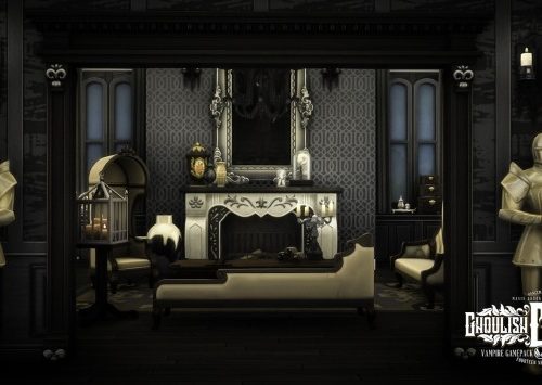 Ghoulish & Ghastly Vampire Pack Buildmode Addons at Simsational Designs