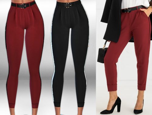Side Stripe Trousers