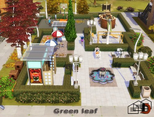 Green leaf park by Danuta720