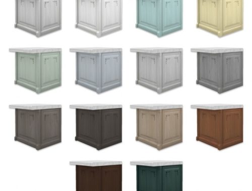 Farmhouse Kitchen Set at SimPlistic