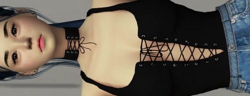 SKYSIMS 201 HAIR 2T4 by Thiago Mitchell at REDHEADSIMS – Coupure Electrique