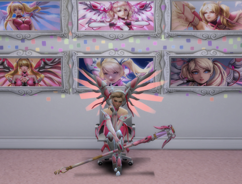 Overwatch Mercy Fanart Paintings
