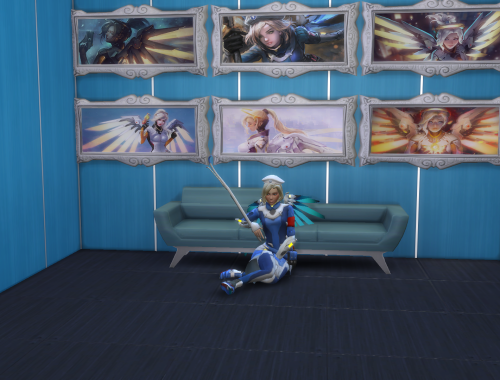 Overwatch Mercy Fanart Paintings