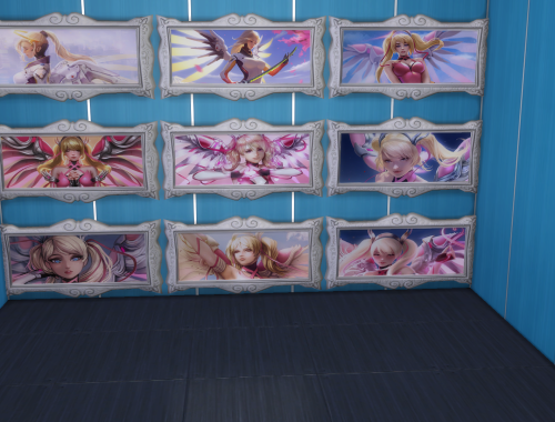 Overwatch Mercy Fanart Paintings