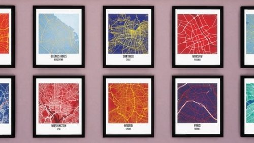 City Maps Paintings at Descargas Sims