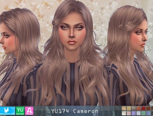 J174 Cameron hair (P) at Newsea Sims 4