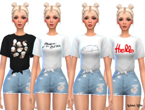 Wicked Tied Tees- Mesh Needed