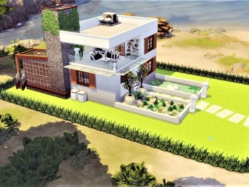 Beach Bay house at Agathea-k