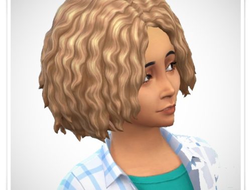 Wavy Bob Hair for Kids at Birksches Sims Blog