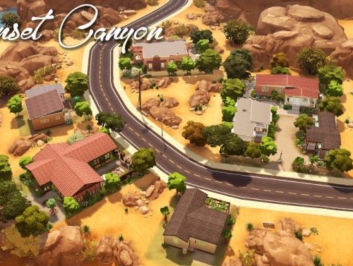 Just Maristella (Save File) Oasis Springs redone at Jenba Sims