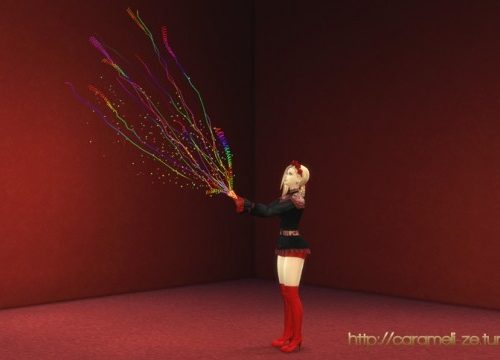 Party Popper and 3 Poses at Caramelize