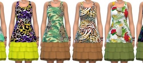 Jungle Adventure Dress Recolors