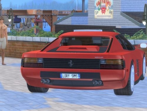 Ferrari Testarossa at LorySims