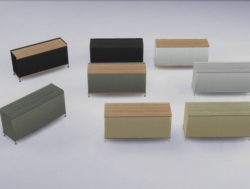 ENFOLD SIDEBOARD LOW (P) at Meinkatz Creations