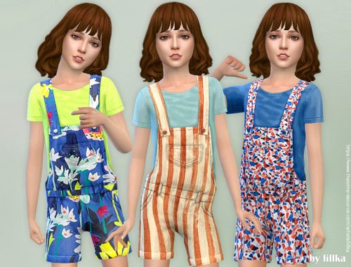 Printed Shorts Overall 04