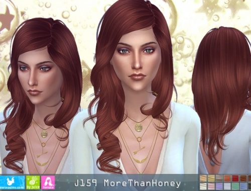 J159 MoreThanHoney hair (P) at Newsea Sims 4