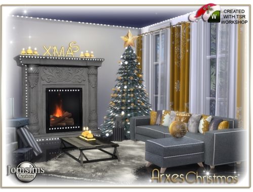Arxes christmas living room by jomsims