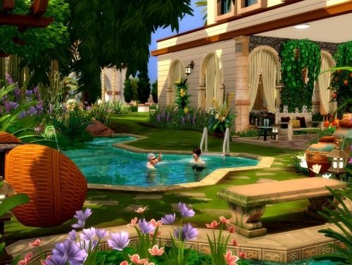 1 rue de l’Oasis house by chipie-cyrano at L’UniverSims