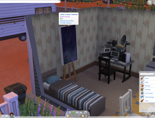 Work hard as a painter