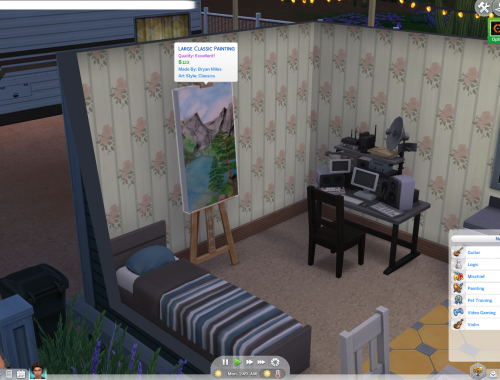 Work hard as a painter