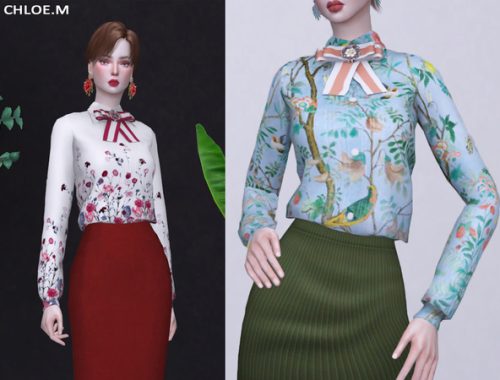 Bow tie Blouse by ChloeMMM
