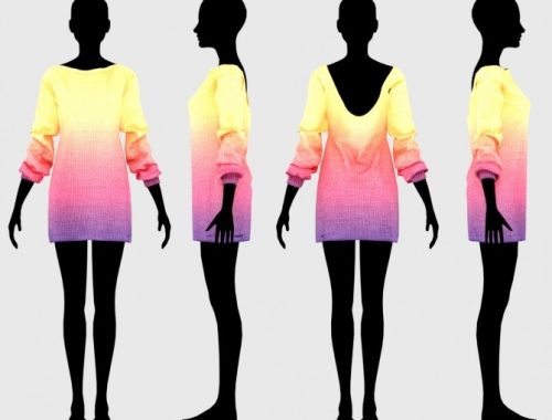 Hazel Sweater Dress at Daisy Pixels