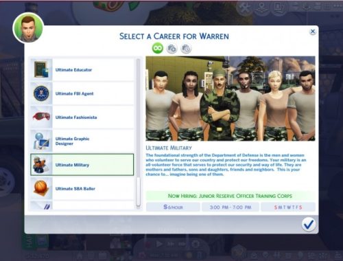Ultimate Military Career by asiashamecca at Mod The Sims