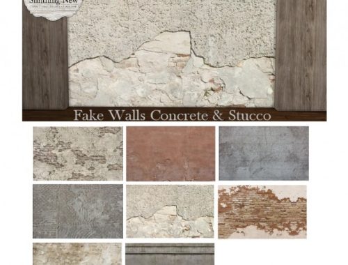 Grunge Fake Walls at Simthing New