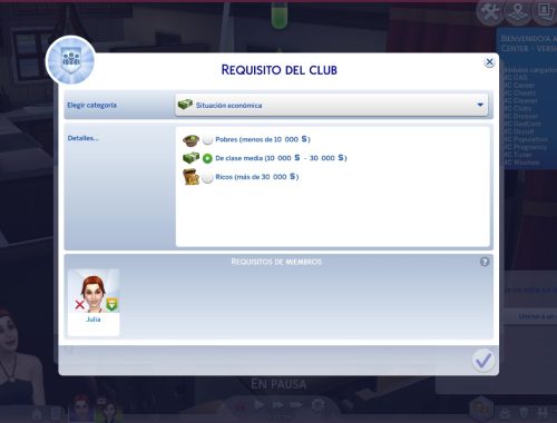 Higher money requeriment for join to Clubs