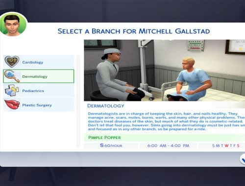 Medical career-Cardiology, Pediatrics, Plastic Surgery, and Dermatology