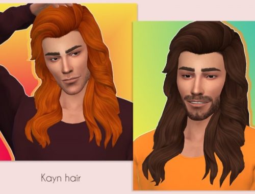 Kayn hair retextured by MerakiSims