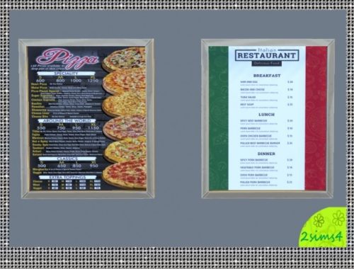 7 food menu by lurania
